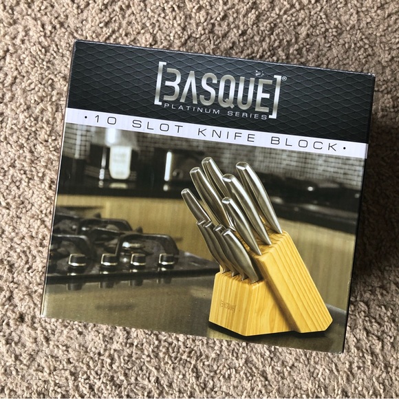 Basque Kitchen Basque Platinum Series Slot Knife Block New Poshmark